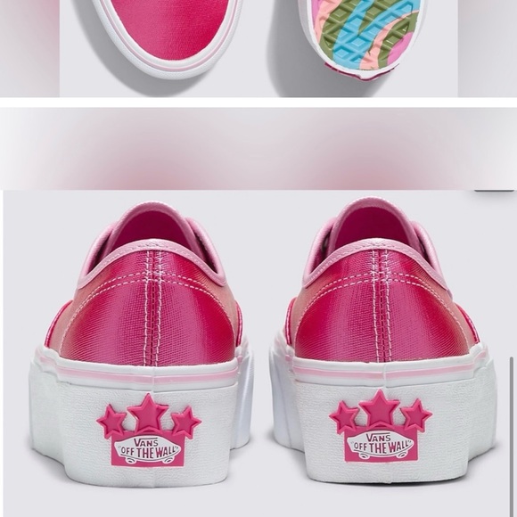 NEW pink Barbie van platform sz 8.5 - Picture 3 of 11